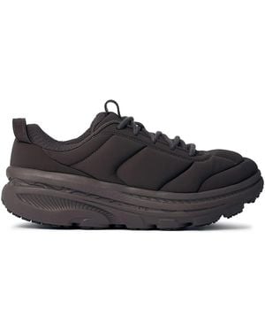Hoka One One Bondi Padded Lace-Up Trainers - Black