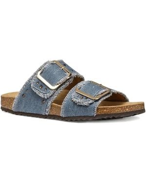 Geox Sandali Con Frange - Blu