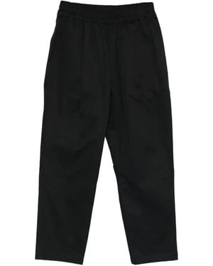 FAMILY FIRST Elasticated-Waist Chino Pants - Black