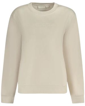 Calvin Klein Logo-Detail Sweatshirt - White