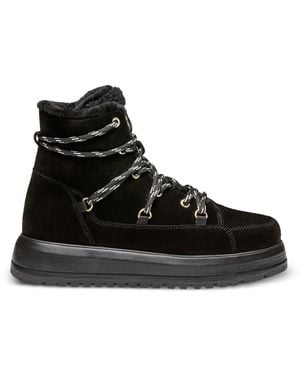 Bogner Lace-Up Boots - Black