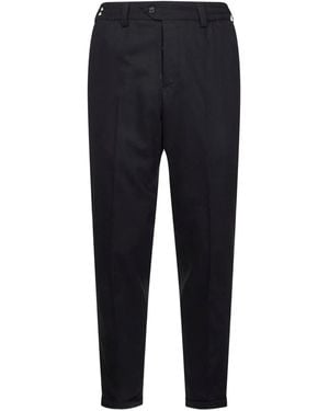 PT Torino Elasticated-waistband trousers - Azul
