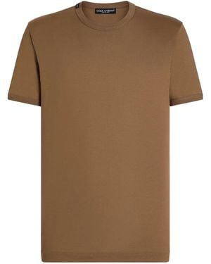 Dolce & Gabbana クルーネック Tシャツ - ブラウン
