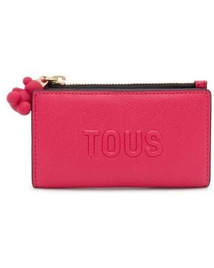Tous Brenda Zipped Wallet - Pink