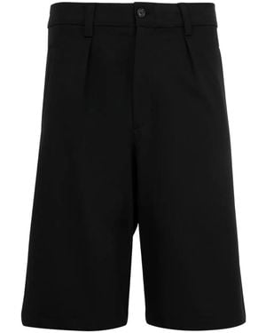 NAHMIAS Pleat-Detailing Shorts - Black