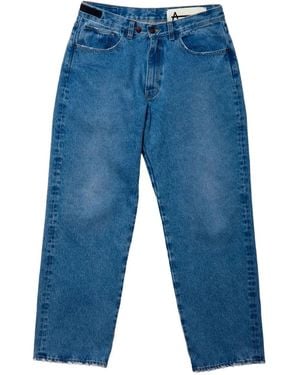 ADNYM Awi 211 Jeans Mit Ausgefranstem Saum - Blau