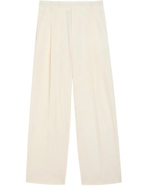 Maria McManus Pleated-Front Pants - White