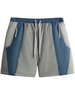 Kith Harden Panelled Mesh Shorts - Blue