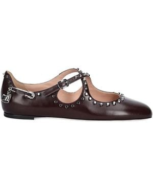 Bally Rina Ballet Flats - Brown