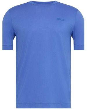 Calvin Klein Camisa de manga corta con logo - Azul