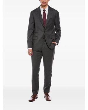 Brunello Cucinelli Single-Breasted Suit - Black