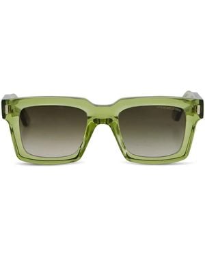 Cutler and Gross Square-Frame Sunglasses - Green