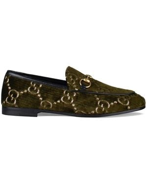 Gucci New Jordaan Loafers - Green