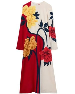 La DoubleJ Robe À Fleurs - Red
