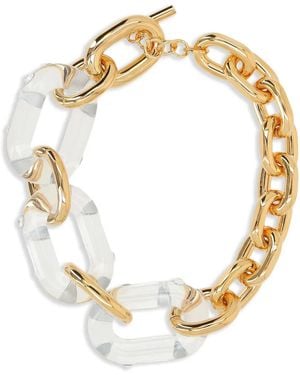 Rabanne Xl Link Choker Necklace - Metallic