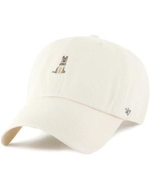 '47 Embroidered-Motif Baseball Cap - White