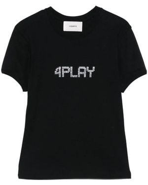 Coperni 4 Play T-Shirt - Schwarz