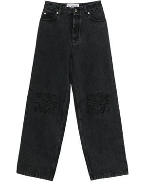 Loewe Anagram Baggy Jeans - White