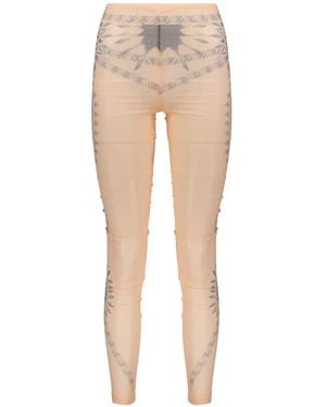 Alberta Ferretti Leggins Con Estampado Geométrico - Blanco
