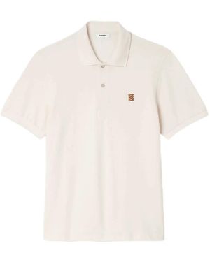Sandro Embroidered Cotton Polo Shirt - White
