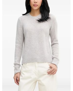From Future Crew-Neck Embroidered-Logo Sweater - Gray