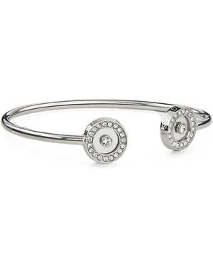Guess Pavé Circle Flexi Bangle - White