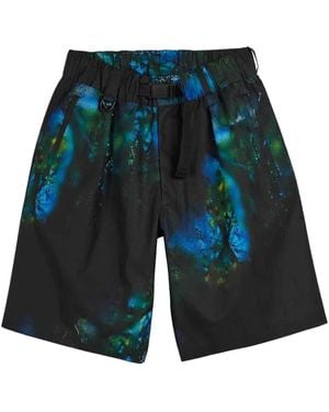 Y-3 Aop Rpstp Shorts - Blue