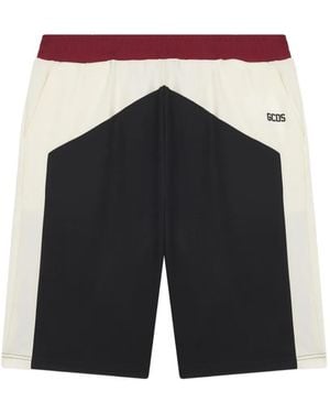 Gcds Color-Block Track Shorts - Black