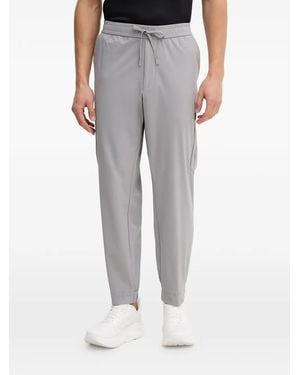 BOSS Tapered-Fit Trousers - Grey