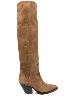 Sonora Boots 70Mm Suede Boots - Brown