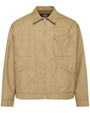 Comme des Garçons Zip-Fastening Pocket Jacket - Natural