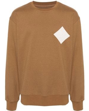 MCM Felpa Con Applicazione - Marrone
