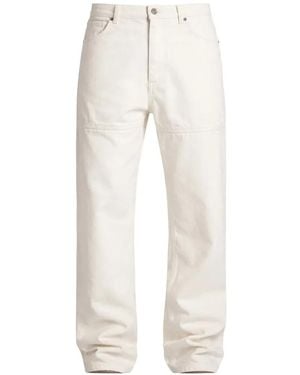 Paura Panelled Jeans - White