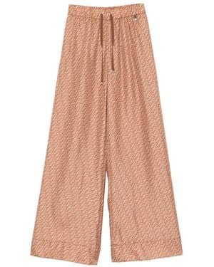 Herno Silk Cotton Pants - Natural