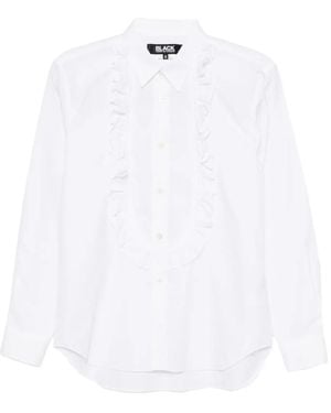 COMME DES GARÇON BLACK Ruffled Shirt - White