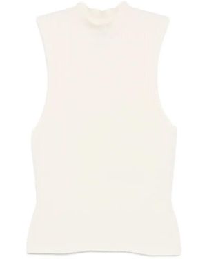 Nanushka Top Sin Mangas Jelani De Canalé - Blanco