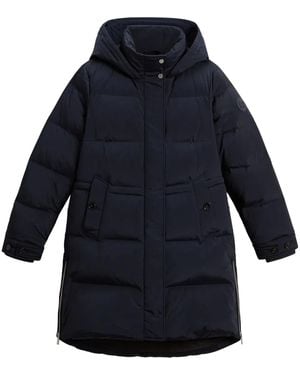 Woolrich Alsea Midi Down Jacket - Blue