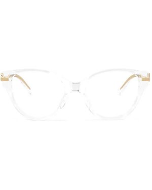 Dolce & Gabbana Cat-Eye Frame Glasses - White
