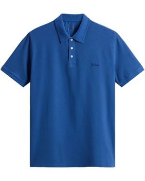 Woolrich Logo-Embroidered Polo Shirt - Blue