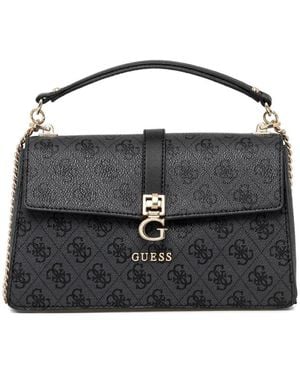 Guess Monogram-pattern shoulder bag - Negro