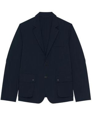 Givenchy Deconstructed Jacke Mit Paris-Stickerei - Blau