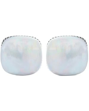 David Yurman Streamline Mother Of Pearl Cufflinks - White