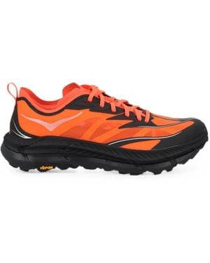 Hoka One One Panelled Mesh Low-Top Trainers - Red