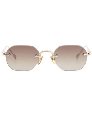 Sato Eyewear Terebellum Ii Geometric-Frame Sunglasses - Pink