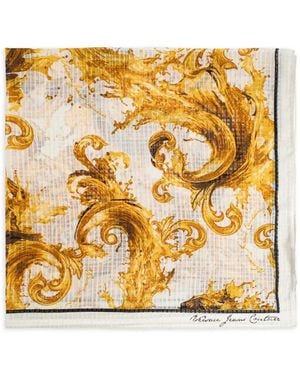 Versace Jeans Couture Foulard À Imprimé Baroque - Metallic