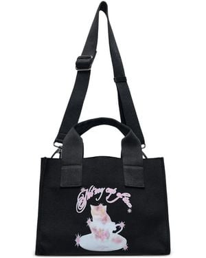 MSGM Bolso Shopper Pequeño - Negro