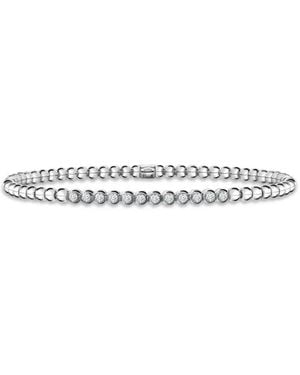 Pragnell Pulsera Bohemia En Oro Blanco De 18 Ct Con Diamantes