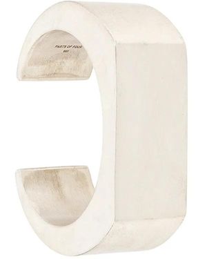 Parts Of 4 Bracciale Rigido Crescent Plane - Metallizzato