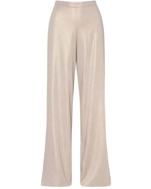Baobab Metallic-Effect Trousers - Natural