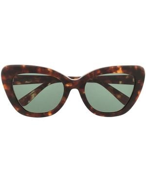 Undercover Tortoise-Shell Cat-Eye Sunglasses - Brown